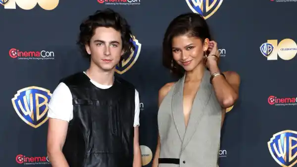 Zendaya and Timothee Chalamet Pose Together