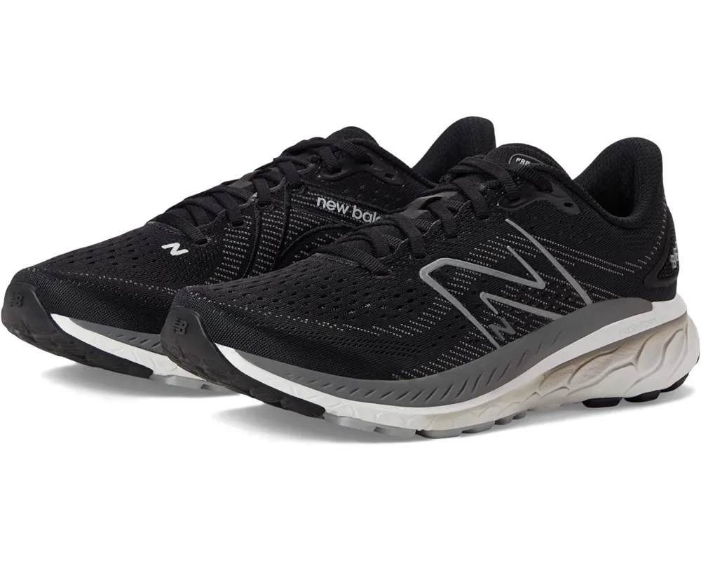black New Balance sneakers