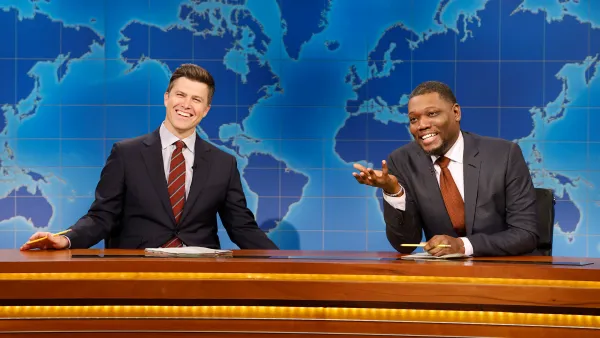 Colin Jost Says He’s ‘Covered in Sweat’ After Michael Che Pulls ‘Saturday Night Live’ April Fool’s Day Prank