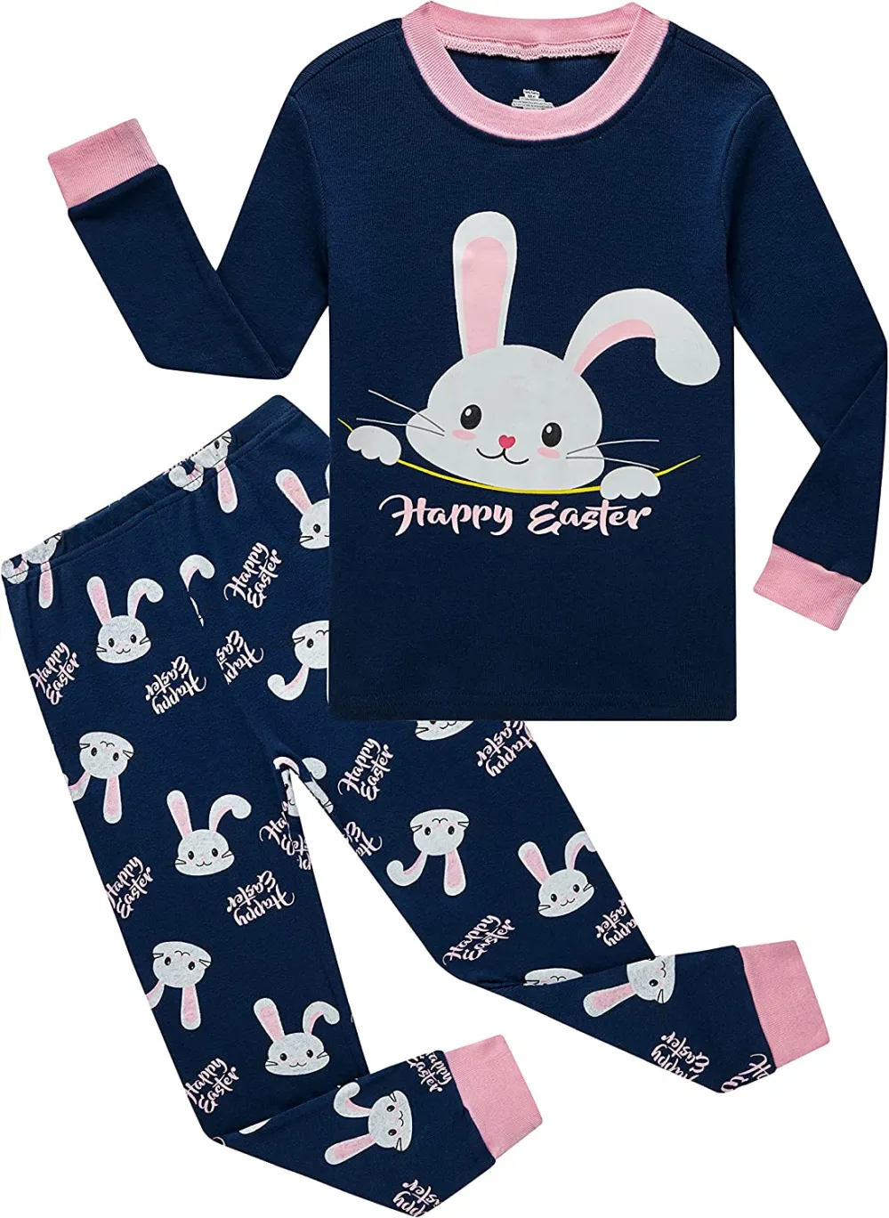 girls bunny PJs