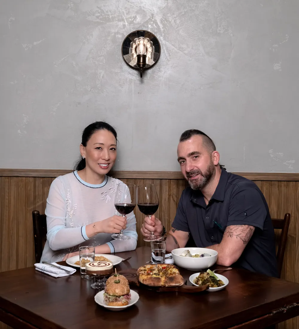 Chef Judy Joo Talks to Marc Forgione About Working With His Dad, Winning 'Iron Chef' and More: See His Spaghetti Vongole Recipe