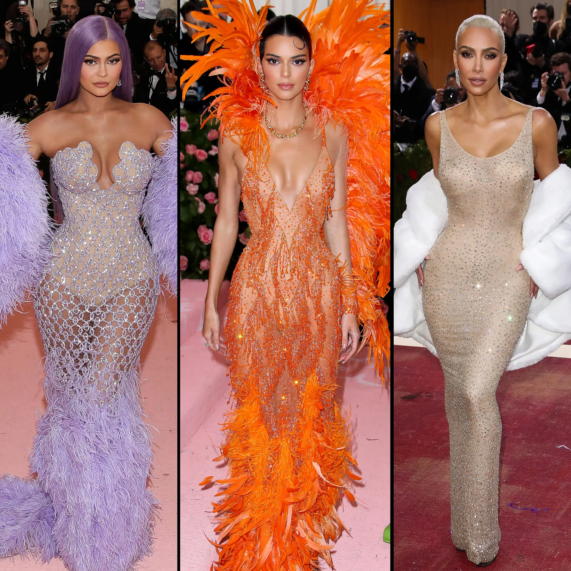 kylie jenner kendall jenner kim kardashian met gala history feature