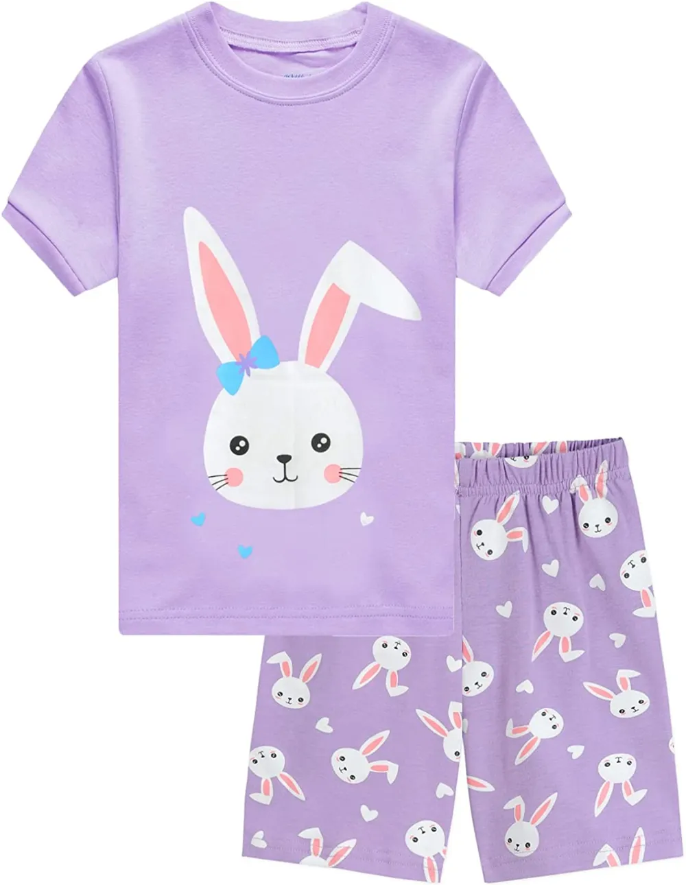 purple bunny PJs