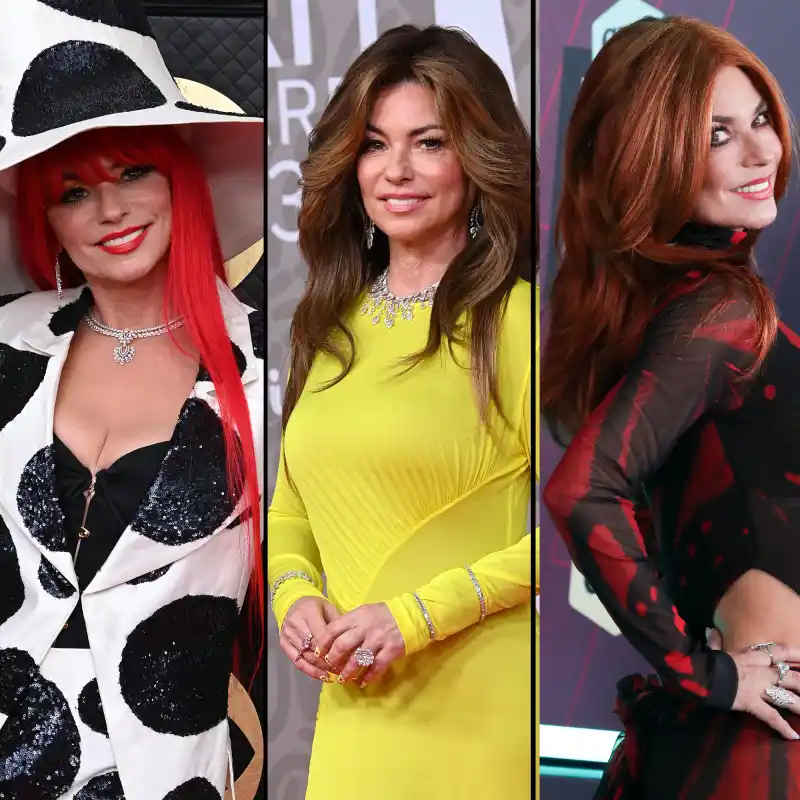Shania Twain Hair Changes