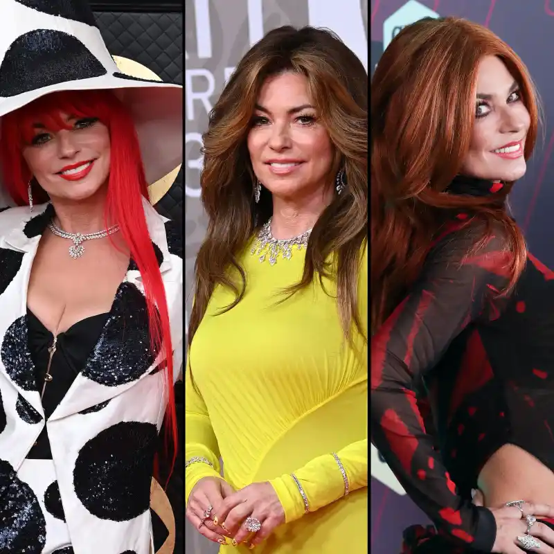 Shania Twain Hair Changes