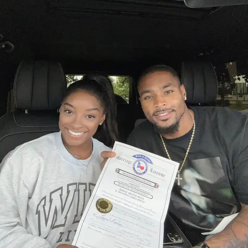 ‘Almost Time’! Simone Biles, Fiancé Jonathan Owens Pick Up Marriage License