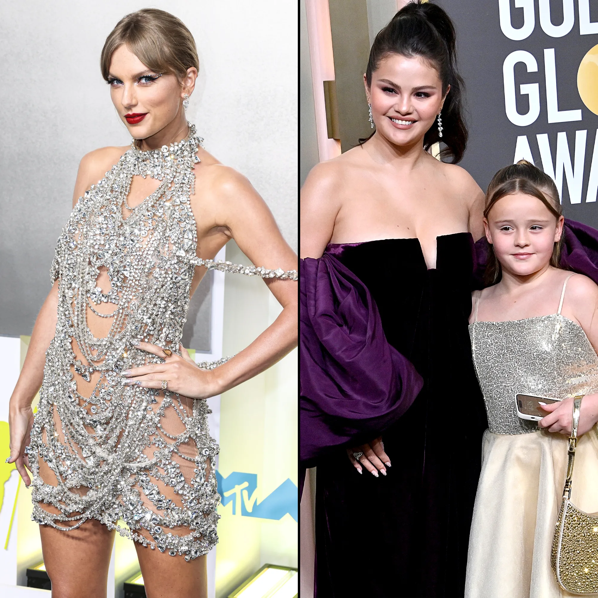Taylor Swift and BFF Selena Gomez&rsquo;s Little Sister Gracie Exchange Gifts During 'Eras Tour' Concert