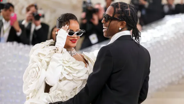 ASAP Rocky and Rihanna