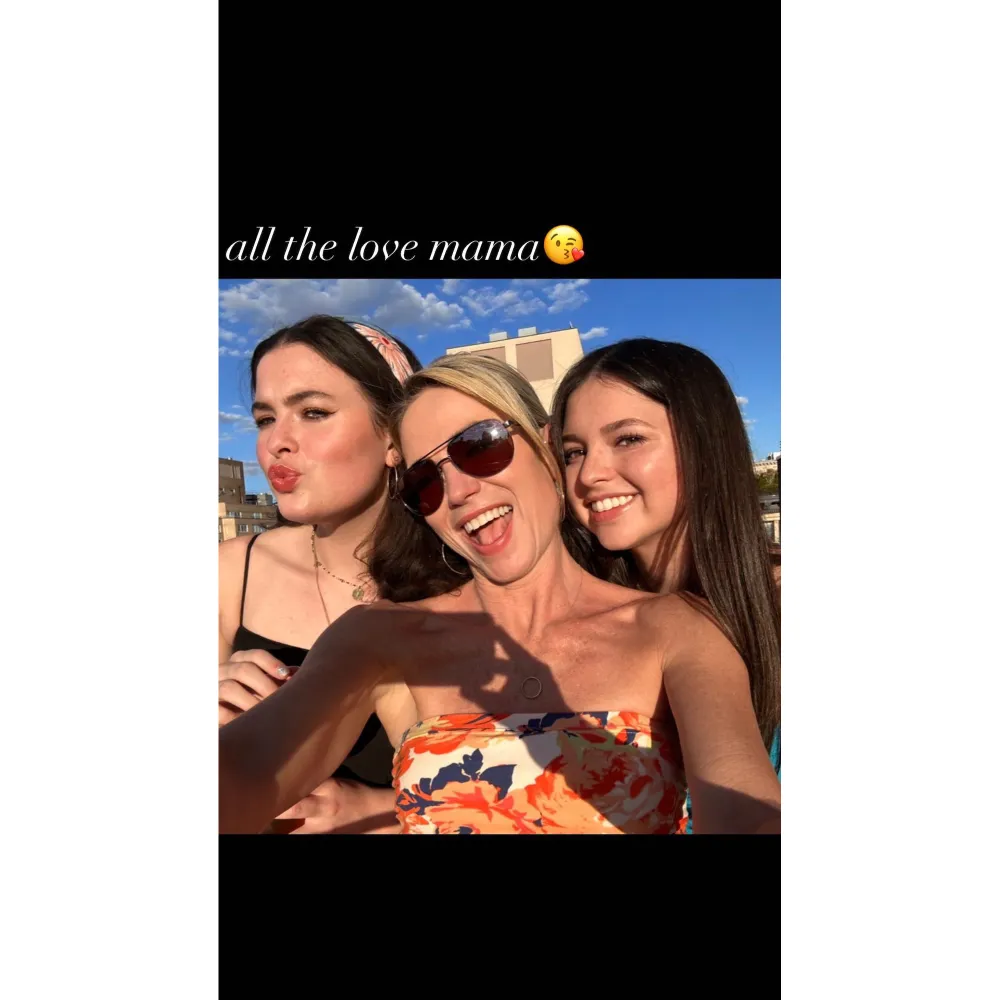 Amy Robach Daughters Rare Pics