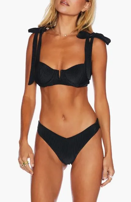 Beach Riot Vanessa High Cut Bikini Bottoms