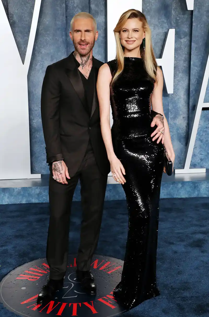 Behati Prinsloo Shares Rare Photo of Husband Adam Levine With Their Newborn Baby