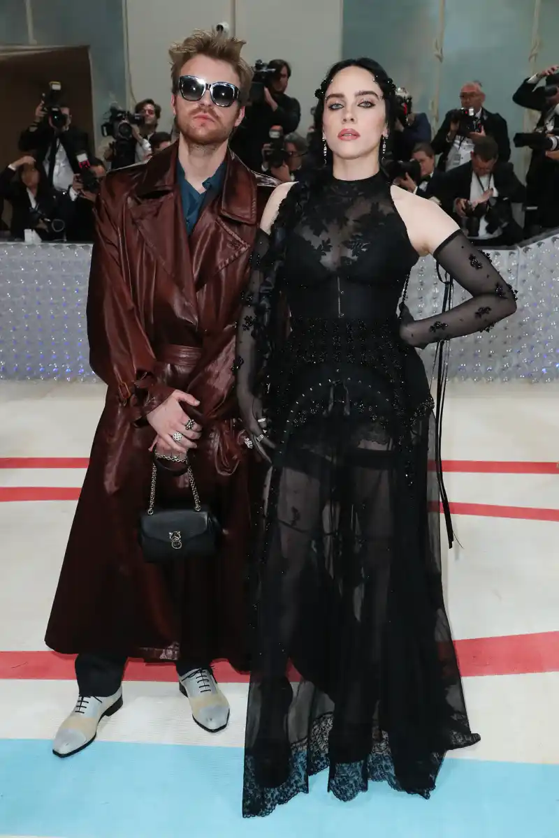 Billie Eilish Stuns at the 2023 Met Gala Red Carpet in a Sheer Black Gown- Photos