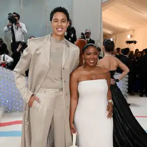 Brittney Griner and Wife Cherelle Griner Shine in Custom Calvin Klein at the Met Gala: Photos