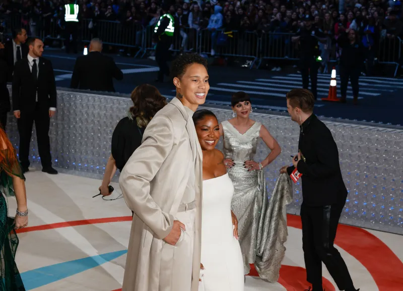 Brittney Griner and Wife Cherelle Griner Shine in Custom Calvin Klein at the Met Gala: Photos