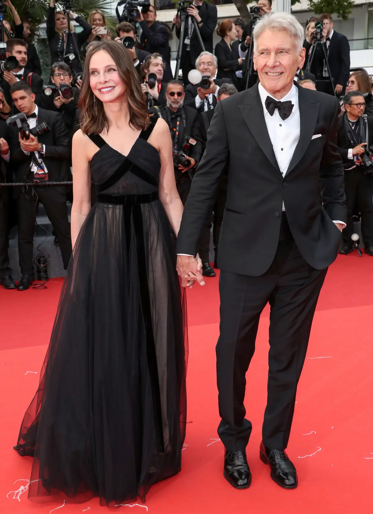 Calista Flockhart and Harrison Ford on Cannes Red Carpet