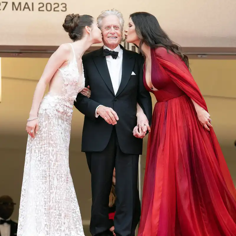 Carys Zeta Douglas, Michael Douglas and Catherine Zeta-Jones Hot Pics