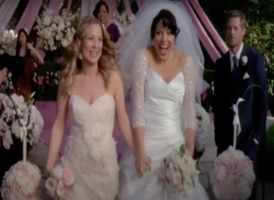 Celebrity Wedding Dresses: TV & Movies