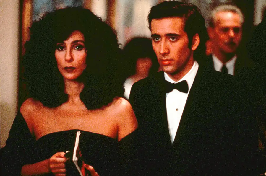 Cher and Nicolas Cage in 'Moonstruck'