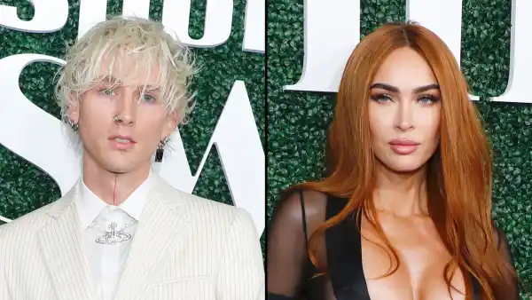 Feature Machine Gun Kelly and Megan Fox Seen Together at SI Swimsuit Cover Launch