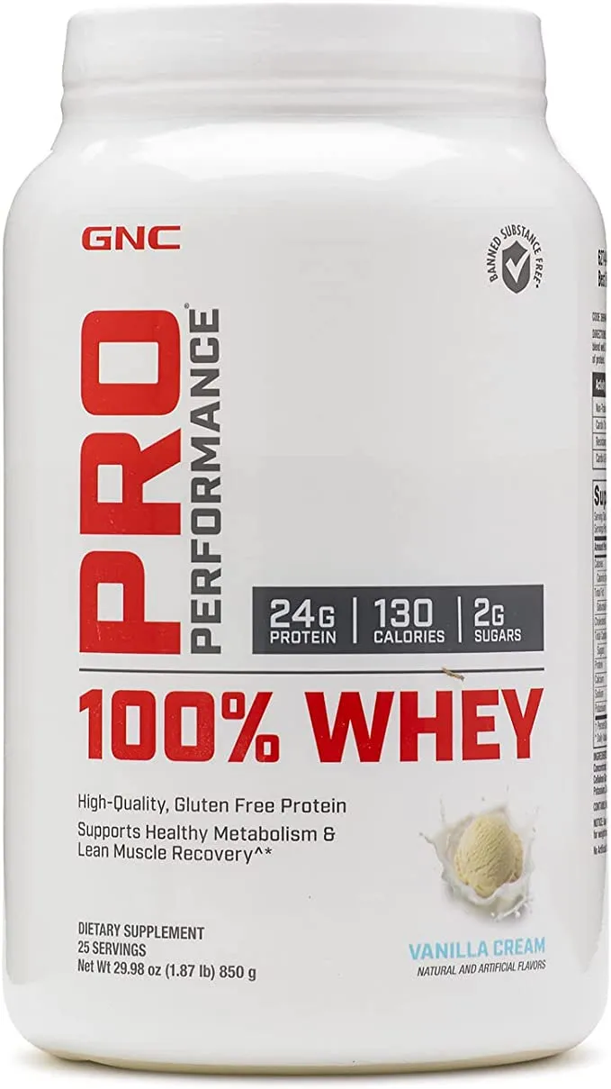 GNC Pro Performance&reg; 100% Whey Protein Vanilla