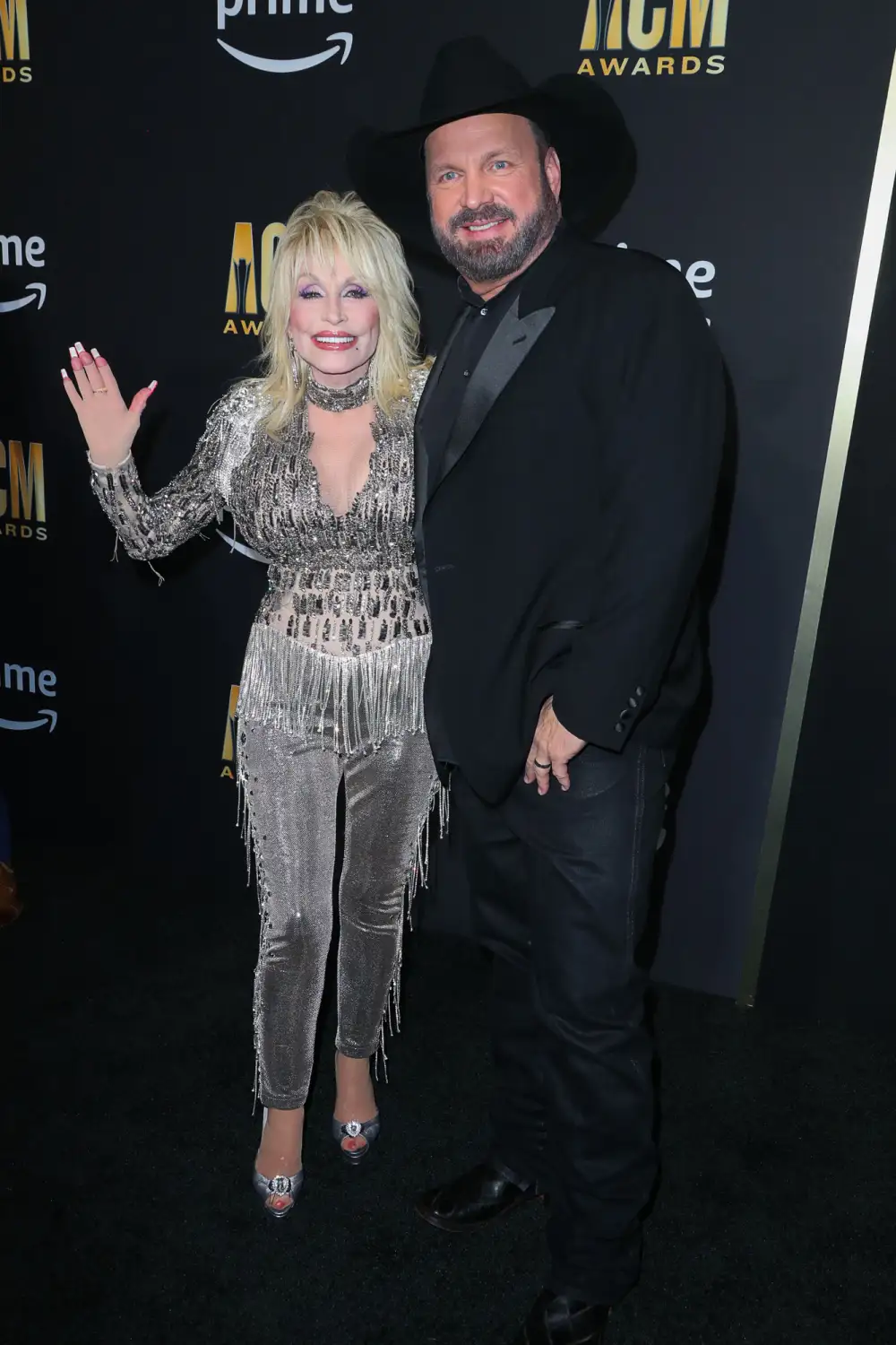 Garth Brooks Calls Dolly Parton the &lsquo;GOAT' in 2023 ACM Awards Opening &mdash;&mdash; She Claims It Stands for &lsquo;Garth Organize A Threesome&rsquo; 724 Dolly Parton and Garth Brooks