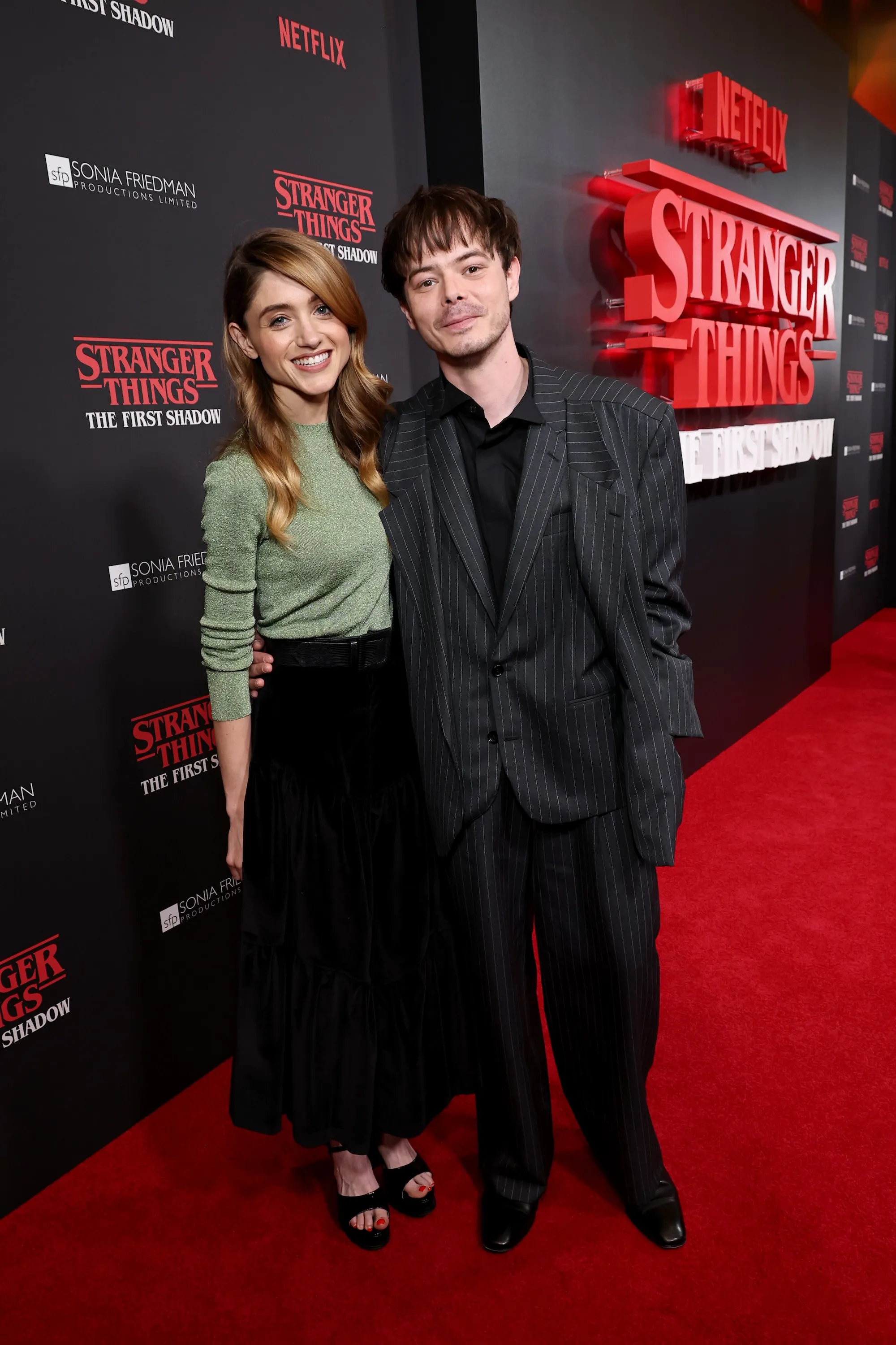 Stranger Things: The First Shadow - Broadway Opening Night, Natalia Dyer and Charlie Heaton