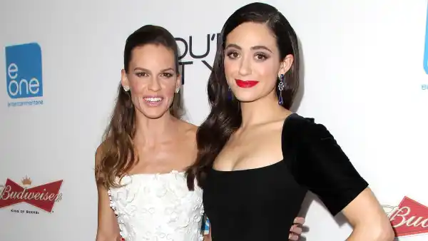 Hilary Swank and Emmy Rossum Have '3 A.M. Pumping Chats' After Welcoming Their Respective Newborns