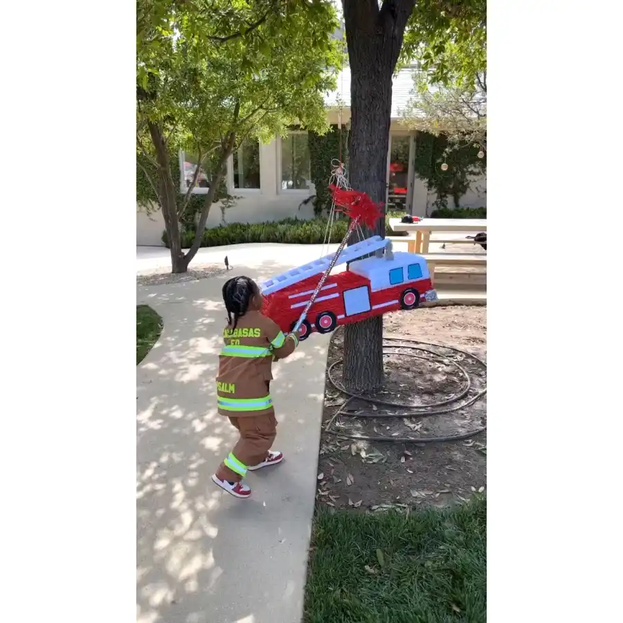 Inside Kim Kardashian's Firefighter Party to Celebrate Son Psalm's 4th Birthday: See Photos