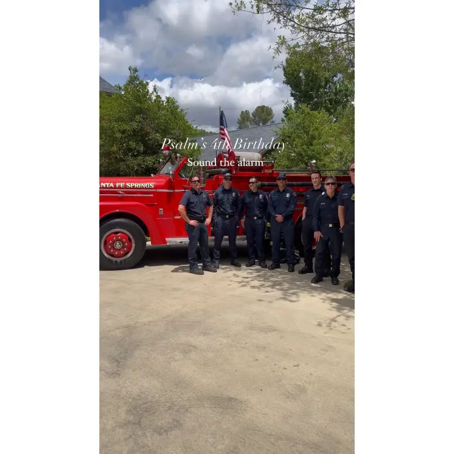 Inside Kim Kardashian's Firefighter Party to Celebrate Son Psalm's 4th Birthday: See Photos