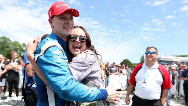 Josef Newgarden and Wife Ashley Welch