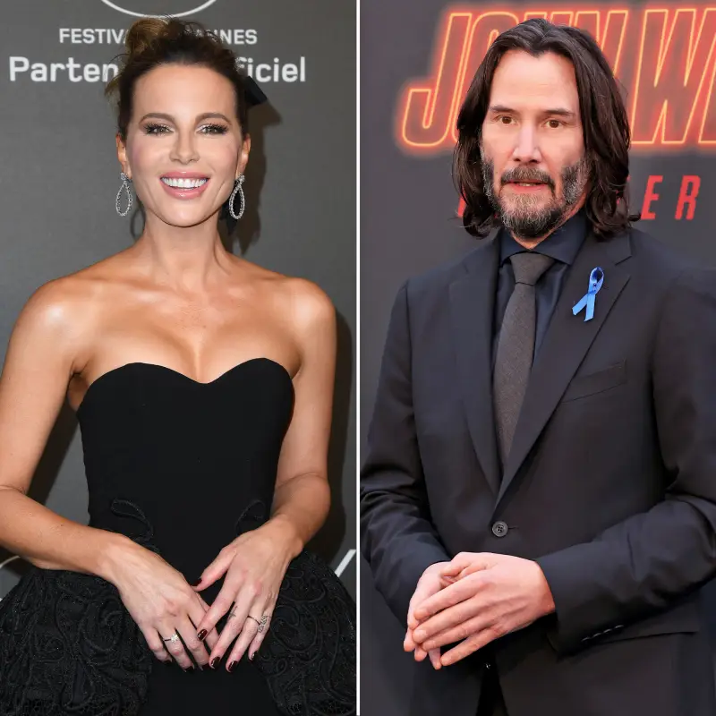 Kate Beckinsale on Keanu Reeves Saving Her From Wardrobe Malfunction