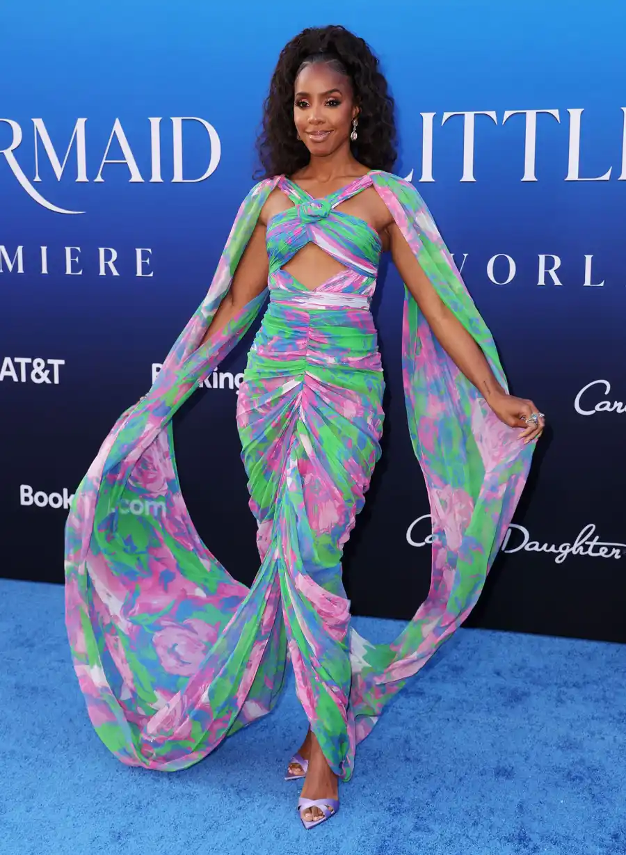 Kelly Rowland Little Mermaid Premiere