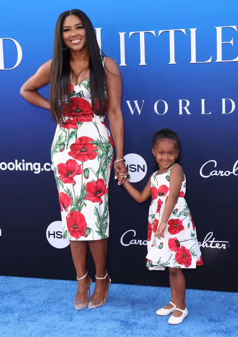Kenya Moore Little Mermaid Premiere