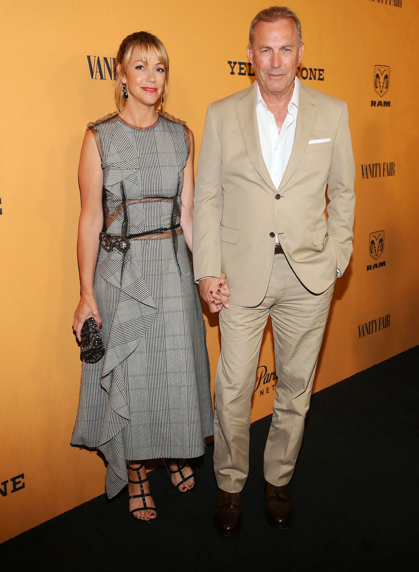 Kevin Costner and Christine Baumgartner Relationship Timeline Promo