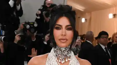 Kim Kardashian Is Fierce and Fearless at 2023 Met Gala 1 Year After Marilyn Monroe Dress Debacle