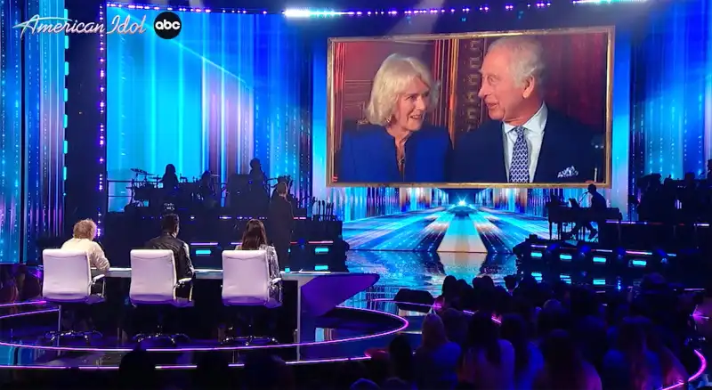 King Charles III and Queen Camilla Visit American Idol With Katy Perry and Lionel Richie on Coronation Weekend 2