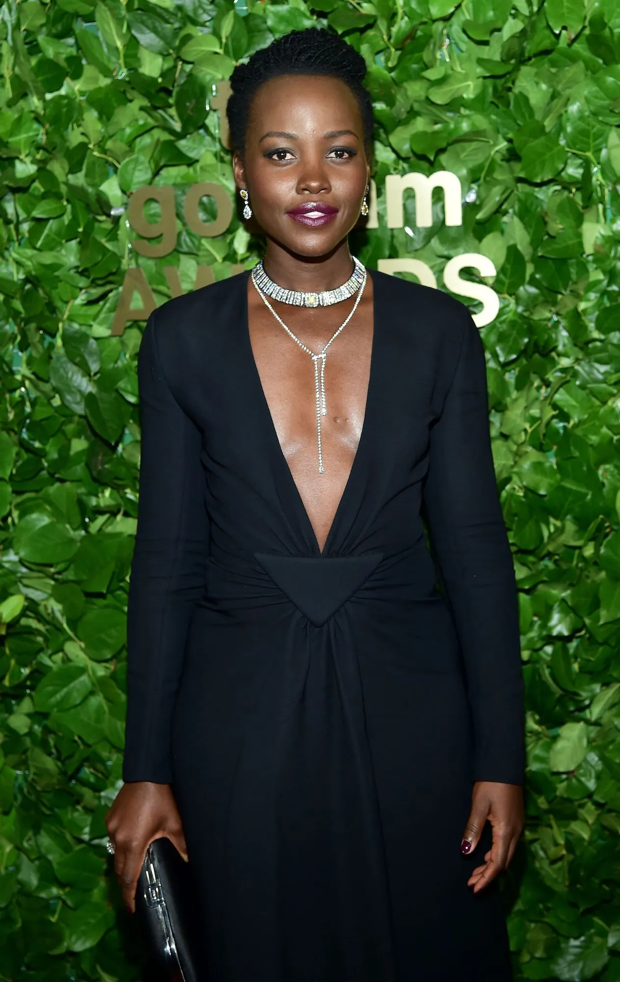 Lupita Nyong-o Covers Head With Henna