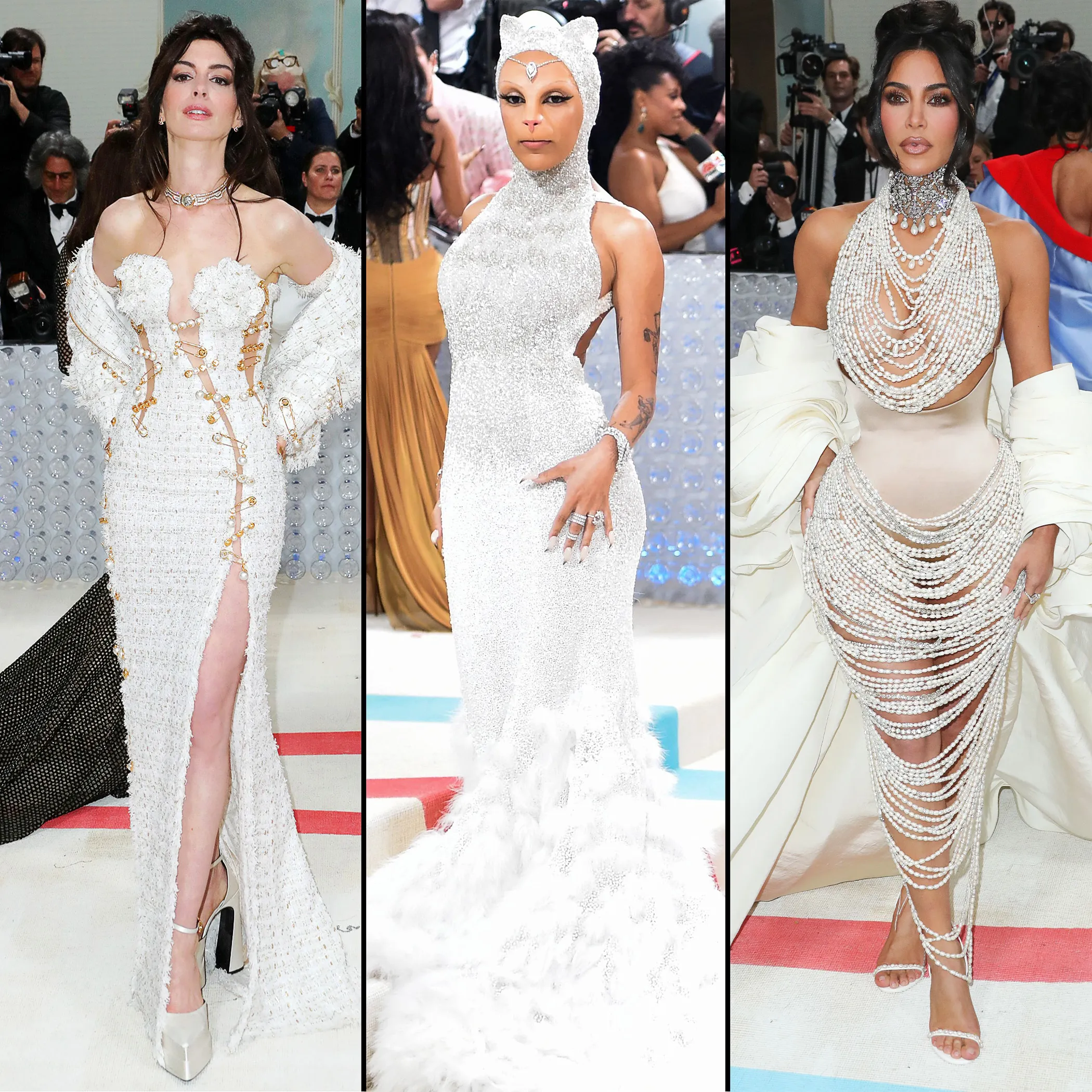 MET Gala 2023 - Best Dresses 645 646 Anne Hathaway , Doja Cat, Kim Kardashian.