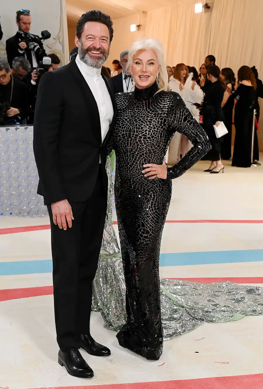 MET Gala 2023 - Red Carpet Arrivals - 627 Hugh Jackman and Deborra-Lee Furness