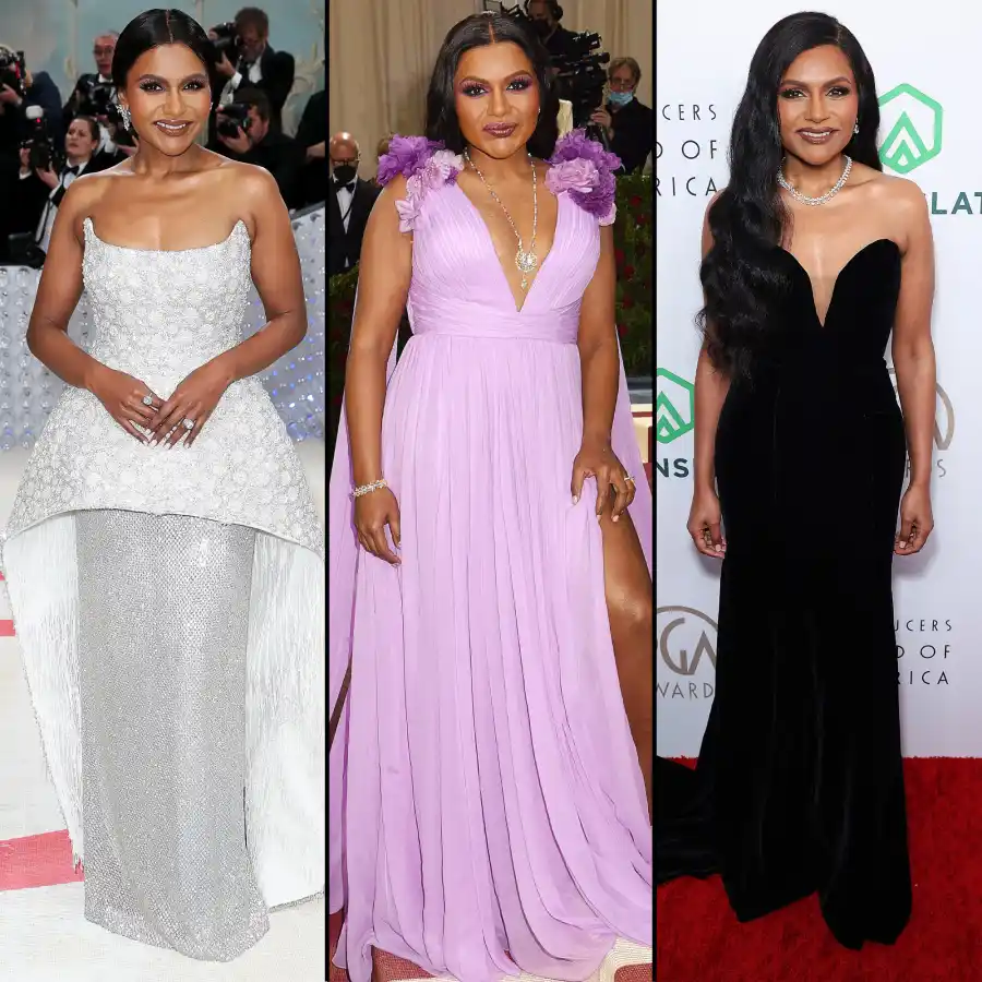 See Mindy Kaling’s Sultry Fashion Evolution: From Corset Dresses to Sparkly Gowns: Photos