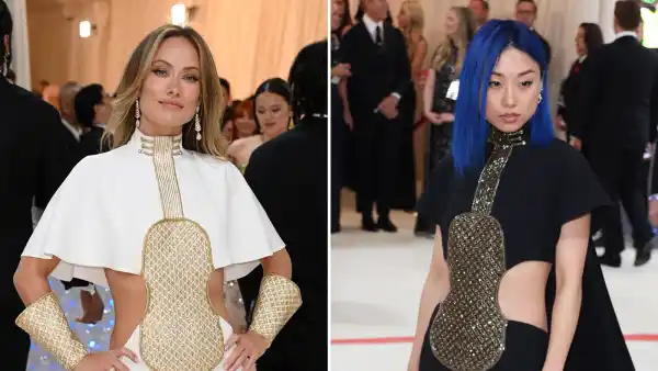 Olivia Wilde and Margaret Zhang Wear the Same Dress in Different Colors at the 2023 Met Gala