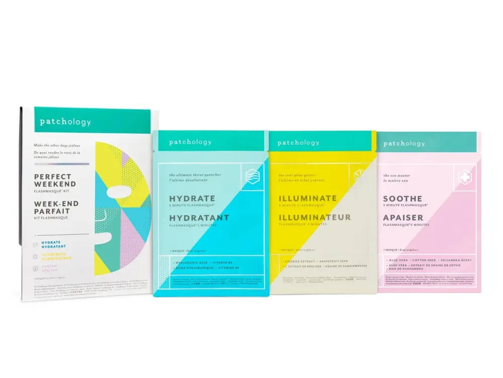 Patchology Perfect Weekend FlashMasque&reg; 5-Minute Facial Sheet Mask Set
