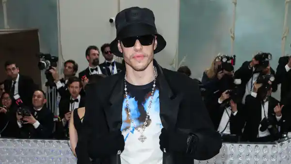 Pete Davidson Keeps a Low-Profile in a Bucket Hat and Sunglasses at the 2023 Met Gala