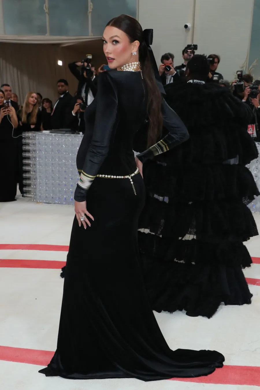 Pregnant Karlie Kloss Debuts Baby Bump at the Met Gala