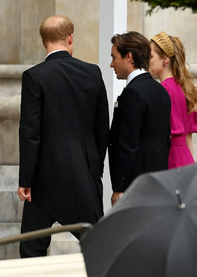 Prince Harry, Princess Beatrice and Edoardo Mapelli Mozzi Coronation