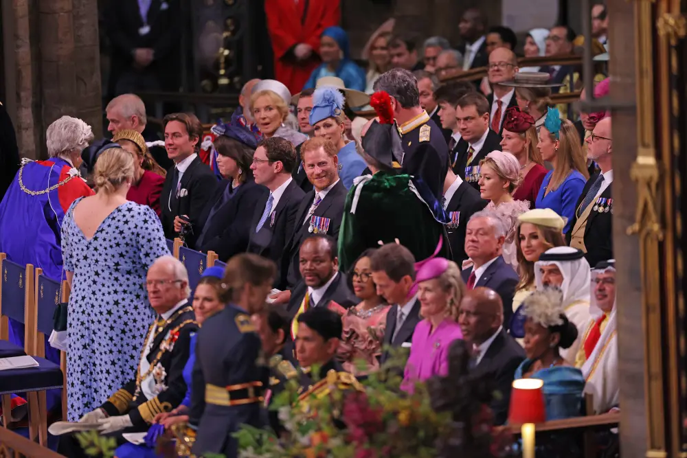 Prince Harry Sits in 3rd Row at Coronation