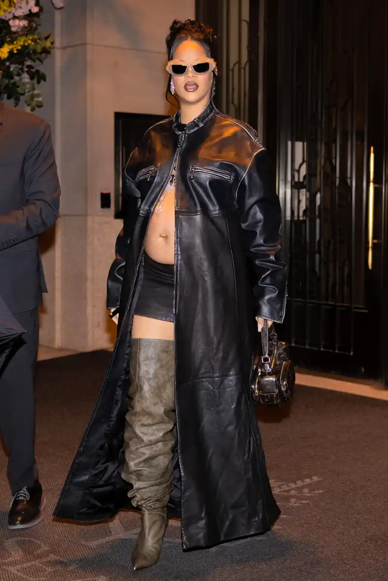 Rihanna Steps Out in Slouch Boots