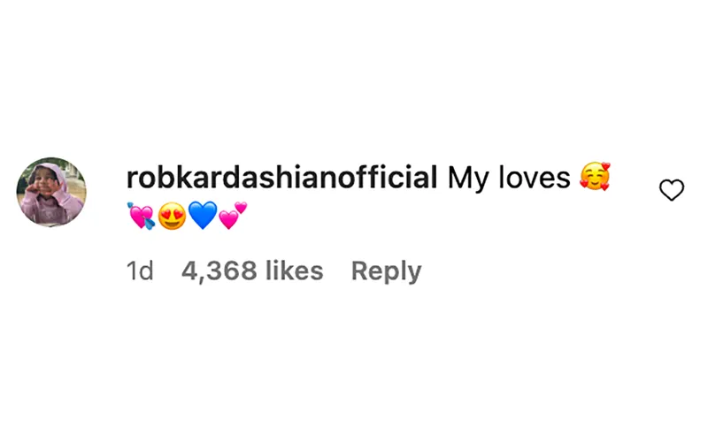 Rob Kardashian Makes Rare Comment About His and Blac Chynas Daughter Dream