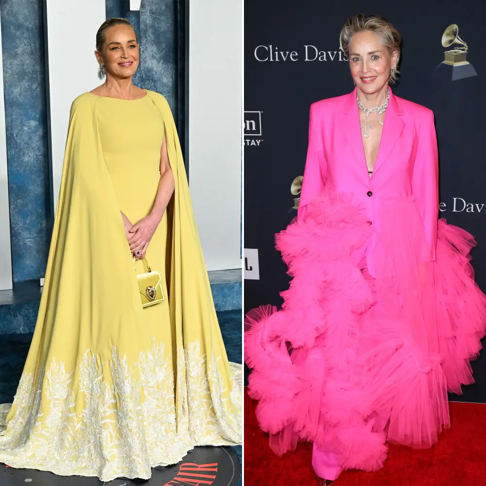 Sharon Stone Shows Off Her Bum in Skimpy Bikini