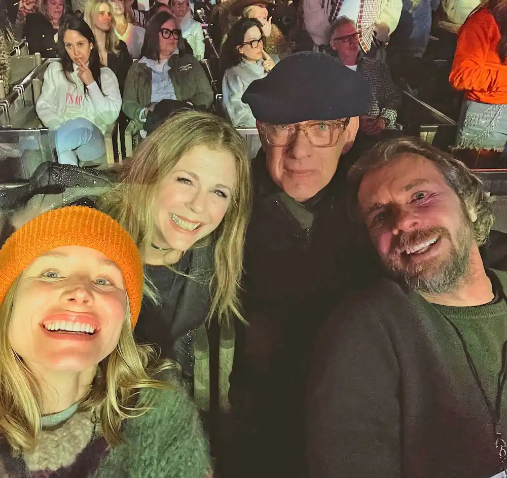 Tom Hanks and Rita Wilson Photobomb Kristen Bell and Dax Shepard on Concert Date Night